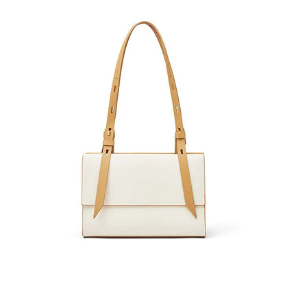 Schultertasche Aus Kuh-Spaltleder In Rot | Elegant