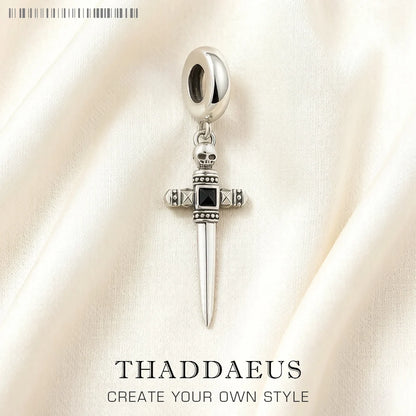 Damen-Charm Schwert Brave Rebels aus Sterlingsilber