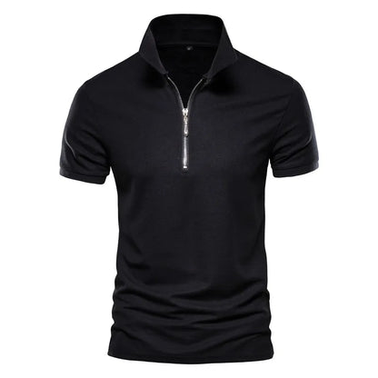 Premium Herren Polo Shirt Feuchteregulierend Mit Giraffenstickerei