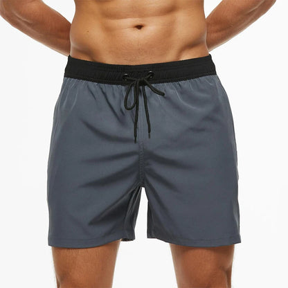 Kurze Herren-Badehose mit atmungsaktivem, verstellbarem Bund – ideal für den Strand