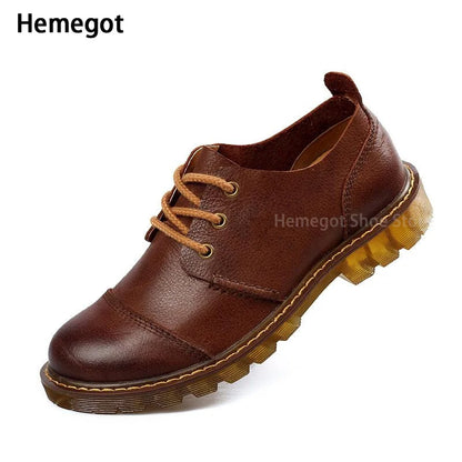 Brown Low-Top Casual Shoes Men's Leather Autumn and Winter Vintage Leather Shoes British Style Work Shoes Winter Warm Shoes