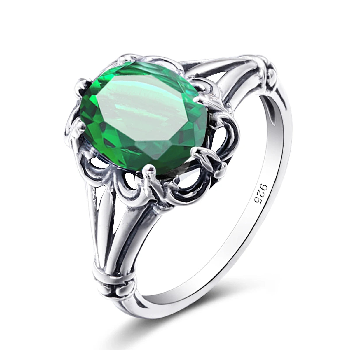 Damen-Ring aus Gelbgold mit ovalem Mystic Topas 8x10mm handgefertigt Schmuckgeschenk