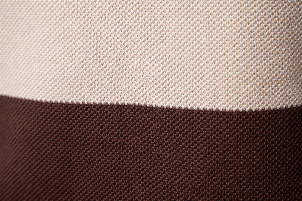 Herren Pullover aus hochwertiger Baumwolle mit Reißverschluss im Mock Neck Stil