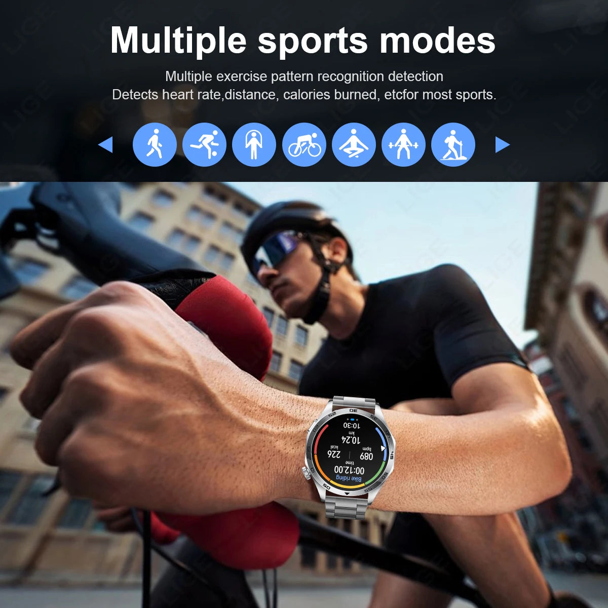LIGE Für XIAOMI EKG Micro Körperliche Untersuchung Smartwatch Bluetooth Anruf Blutdruck Herzfrequenz Sport Fitness Smart Uhren