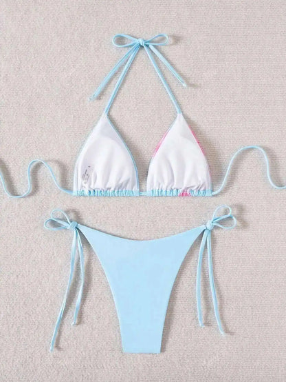 Roter Bikini-Set mit Push-up-Effekt – Sexy Bademode für den Strand und Pool