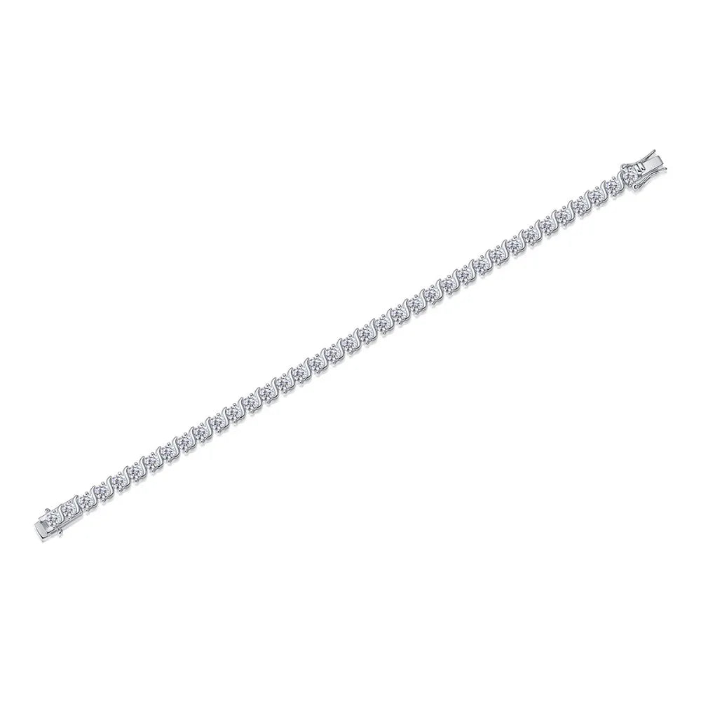 Damen-Armband mit zertifiziertem Moissanit