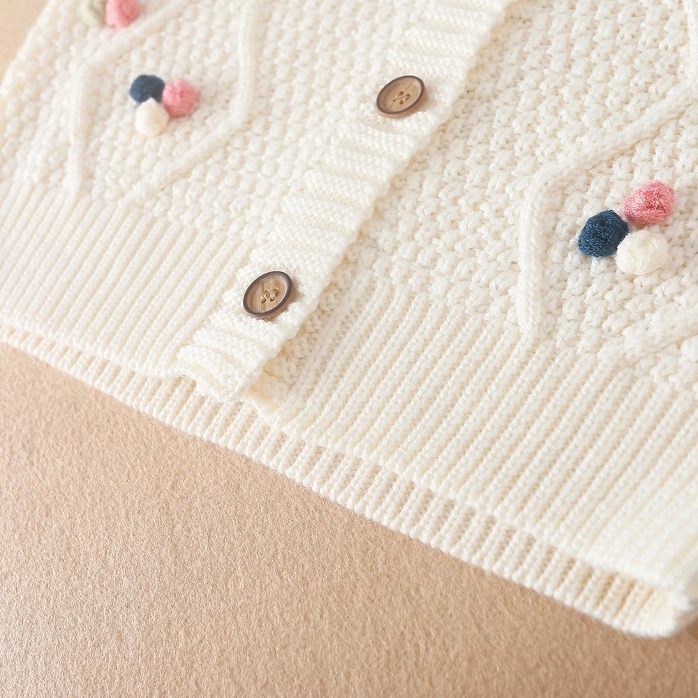 Baby Mädchen Stricken Pullover Kinder Strickjacken Oansatz Frühling Herbst Pullover Strickjacken Mantel Kinder Nette Kleidung