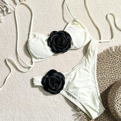 Dreiteiliges Damen-Bikini-Set im brasilianischen Stil – ideal für Strand und Pool