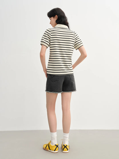 Damen-Pullover in Übergröße mit Schleifendetail – ideal für den Sommer und den Arbeitsalltag