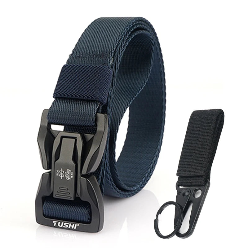VATLY Techwear Nylon-Gürtel 2,5 cm Schnellverschluss Unisex Taktisch