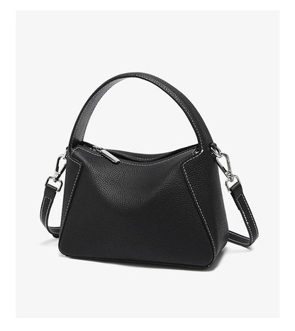 Damen Handtasche Aus Rindsleder Schulter Crossbody Minimalist Style