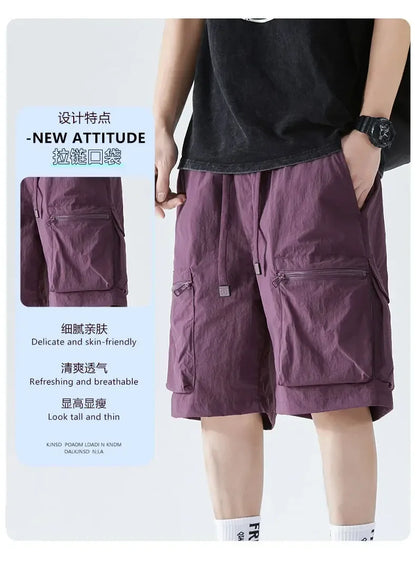Herren-Laufshorts mit Handytasche und Reißverschlusstasche – ideal für Marathon und Sport.