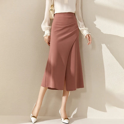 Damen Etuiröcke mit Schlitz im eleganten A-Linien Stil für das Büro
