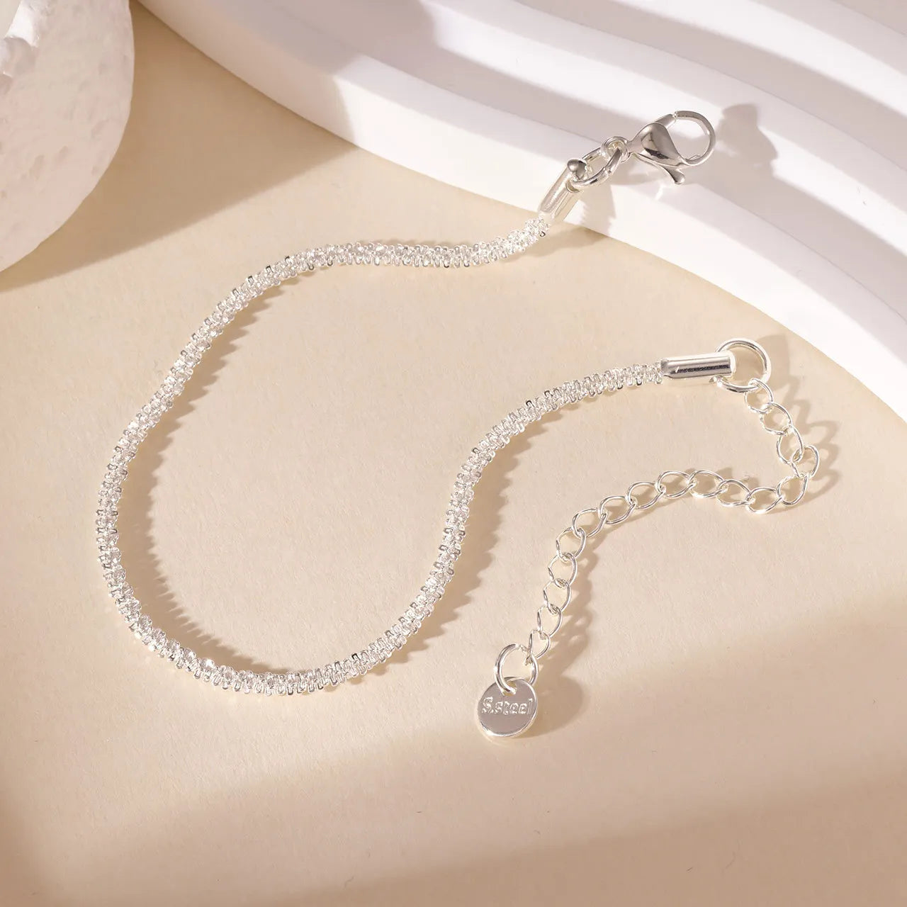 Damen-Kettenarmband funkelnd aus Edelstahl