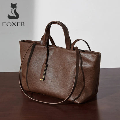 Damen Tote Bag aus Leder New Vintage