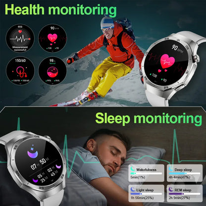 LIGE 2025 Neue Bluetooth Anruf Smart Uhr 1,53 "360*360 Benutzerdefinierte Zifferblatt Wasserdichte Sport Männer Frau Gesundheit Monitor smartwatch Für Mann