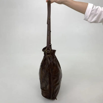 Damen-Top-Handle-Tasche Großes Fassungsvermögen mit Kordelverschluss Innenfächern für Handy Geldbörse