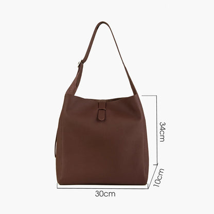 Kalbsleder Hobo-Tasche | Großes Fassungsvermögen
