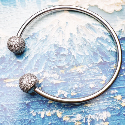 Damen-Armband Discokugel Glamour aus Sterlingsilber