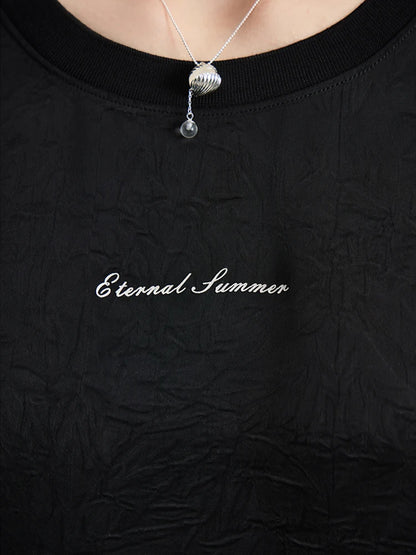 Damen-T-Shirt mit Puppenkragen – lässig, vielseitig und ideal für den Sommer.