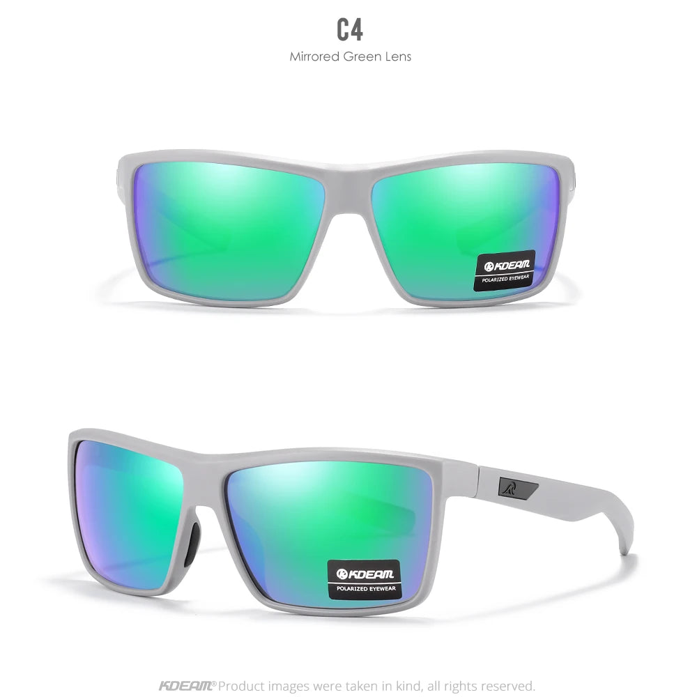 Sonnenbrille Rechteck polarisiert UV400 Beschichtung Herren