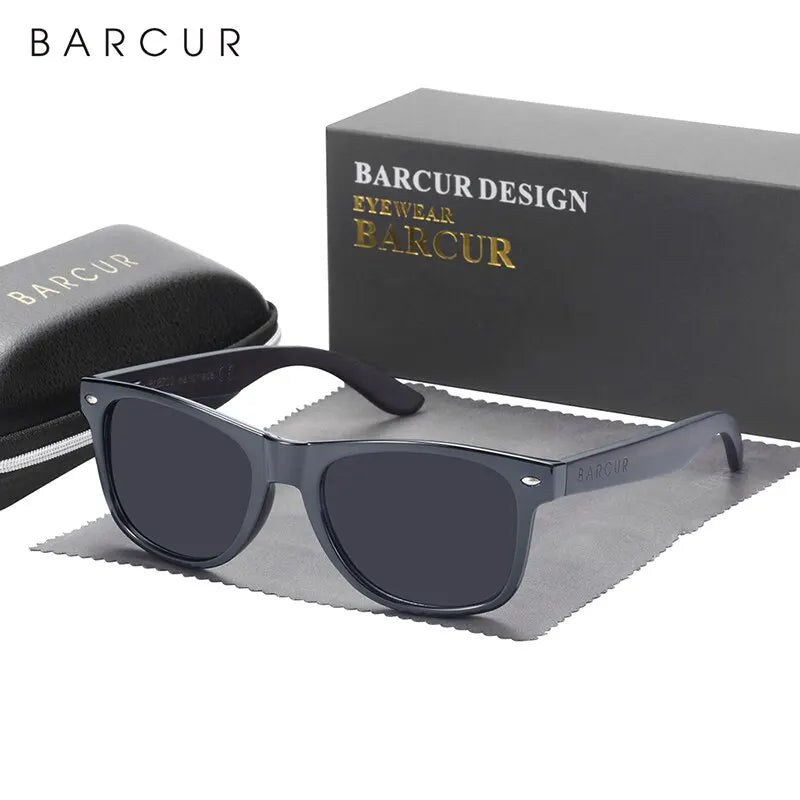 Sonnenbrille Naturholz Walnuss polarisiert Spiegel UV400 Herren