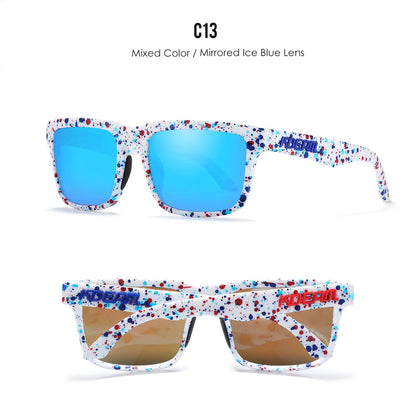 Sonnenbrille quadratisch polarisiert 37 Farben UV400 lässig Outdoor Unisex