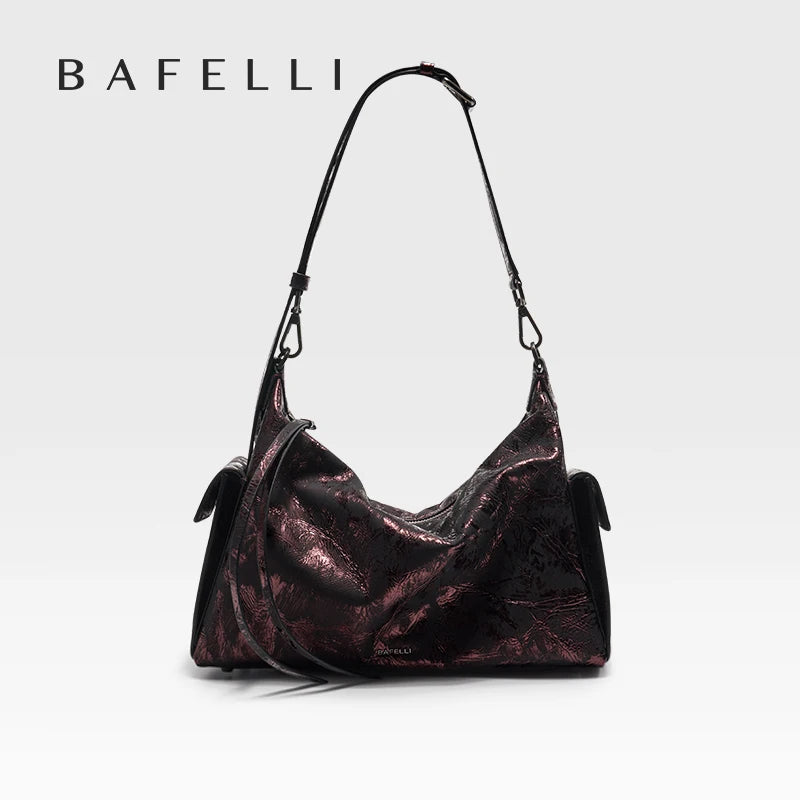 Praktische Echtledertasche Leichte Schultertasche Für Damen