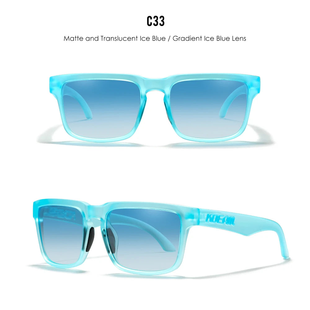 Sonnenbrille quadratisch polarisiert 37 Farben UV400 lässig Outdoor Unisex