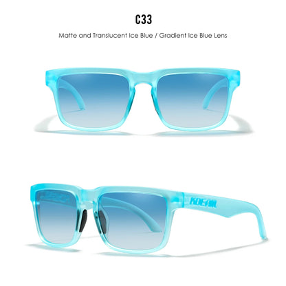 Sonnenbrille quadratisch polarisiert 37 Farben UV400 lässig Outdoor Unisex