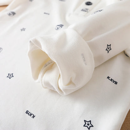 Jungen Polos hirt neue hochwertige Baumwolle Frühling Herbst Langarm Cartoon bestickte Top Kinder Freizeit kleidung