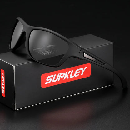 Sonnenbrille Sport oval polarisiert UV400 Spiegel Herren Damen