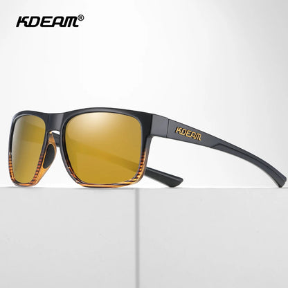 Sonnenbrille quadratisch photochrom polarisiert UV400 Wandern Camping Unisex