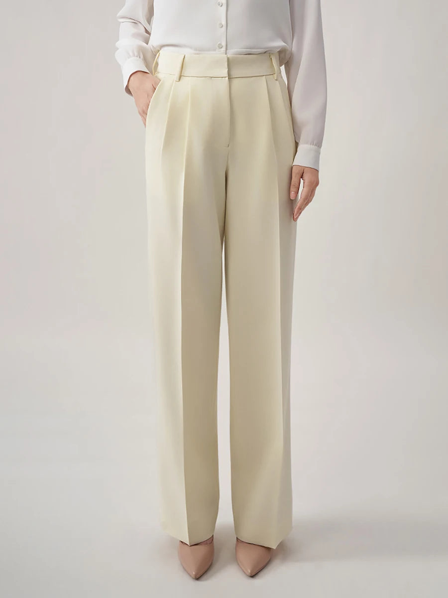 Eleganter Damen-Anzug mit Blazer und Hose – ideal für Büro und festliche Anlässe, in Schwarz mit Ein-Knopf-Design, XS-2XL