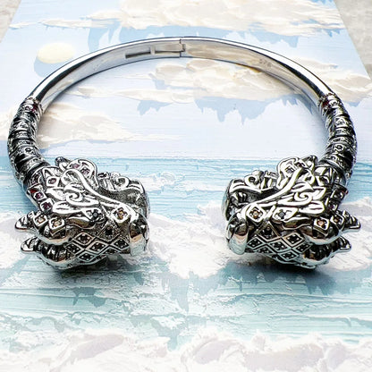 Damen-Armband Drachen Vintage Sterlingsilber