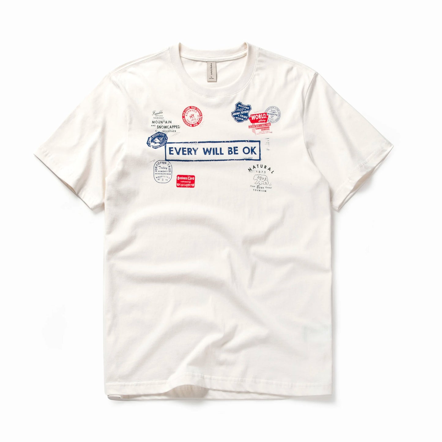 Herren T-Shirt mit Druck im Casual-Stil aus 100 Prozent Baumwolle