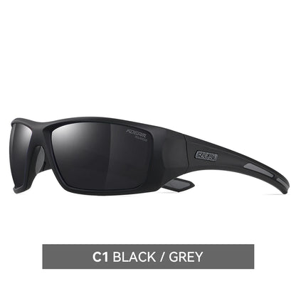 Sonnenbrille Radfahren TR90 polarisiert 1,2mm Glas Gummisteg Herren