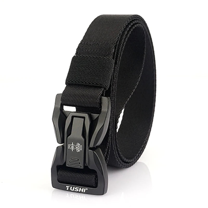 VATLY Techwear Nylon-Gürtel 2,5 cm Schnellverschluss Unisex Taktisch