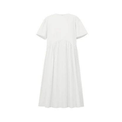 Zeitloses Damen Midikleid Aus Reiner Baumwolle Für Büro Und Freizeit