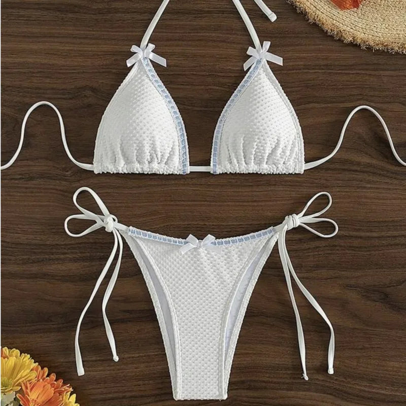 Floral-Sexy-Bikini-Set für Damen – Brasilianischer Badeanzug für Strand und Pool