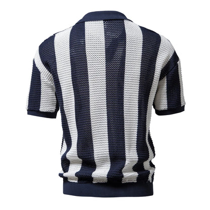 Herren Polo Shirts aus 100 Prozent Baumwolle mit V-Ausschnitt und kurzen Ärmeln