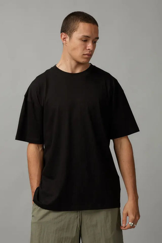 Herren Oversize T-Shirt aus 100 Prozent Baumwolle mit kurzer Armform