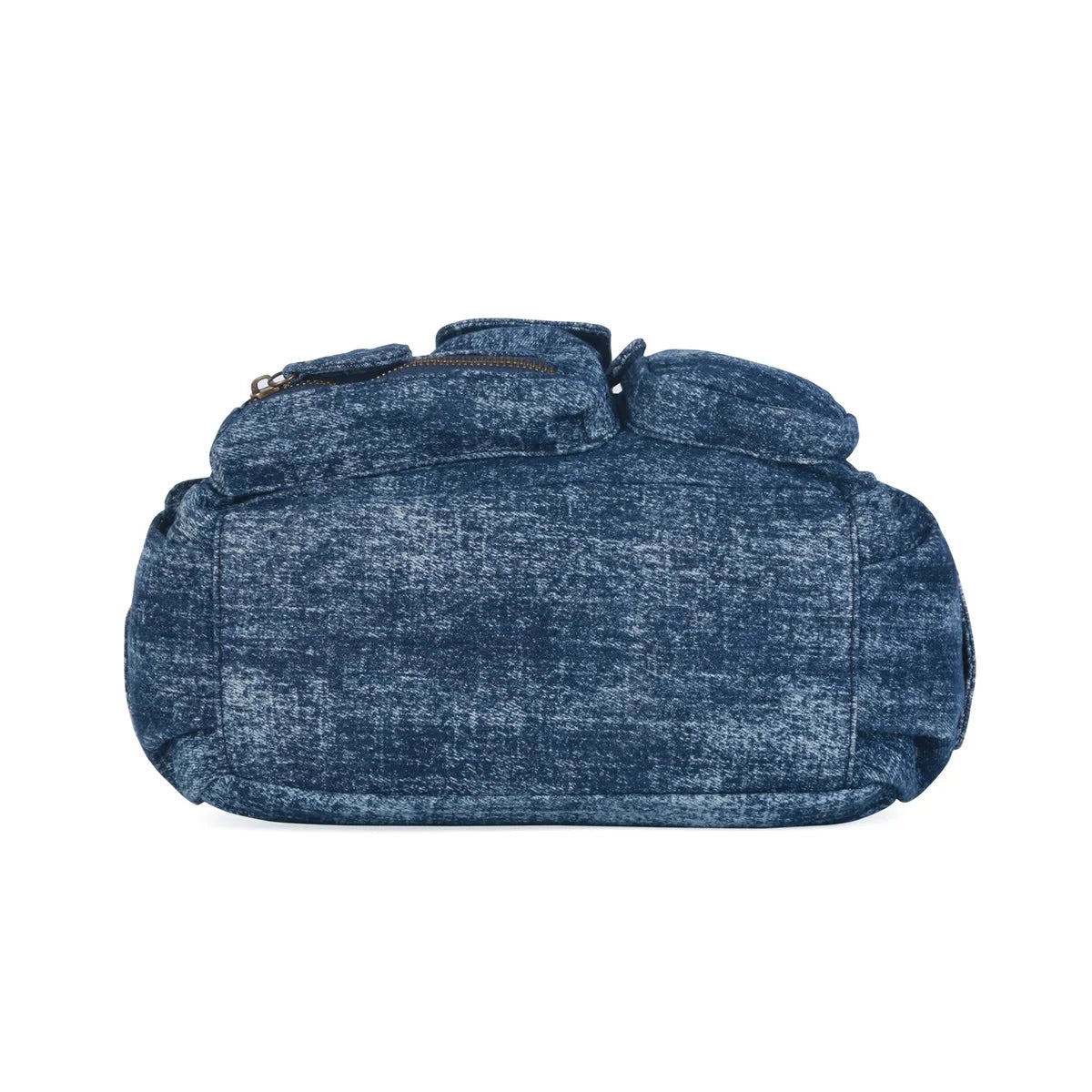Damen-Umhängetasche Denim mit Mehrfachfächern Handyfach für Alltag Freizeit Denim-Look