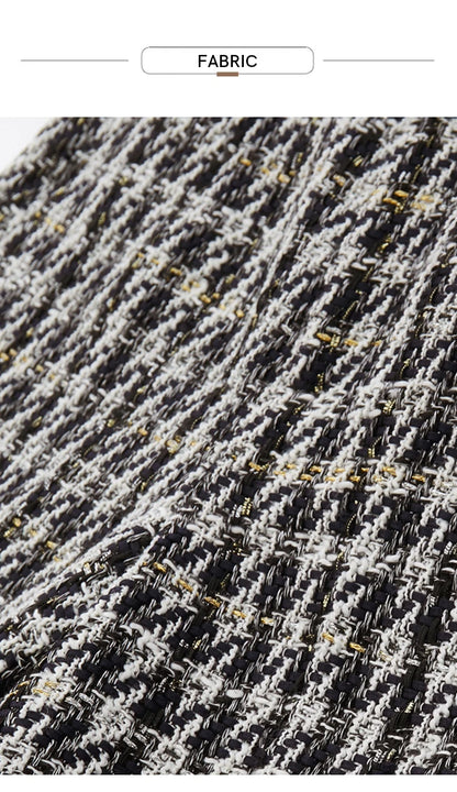 Damen Shorts im Retro-Stil mit kariertem Patchwork und Taschen