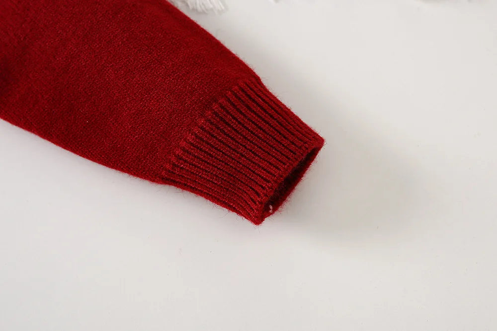 Mädchen Kleidungsset mit großem Umlegekragen und kariertem Faltenrock