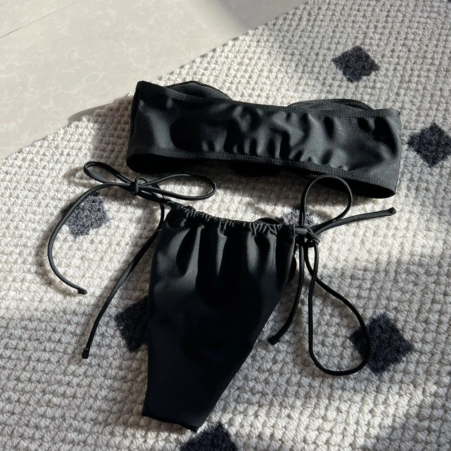 Blumiger Push-Up-Bikini im brasilianischen Stil für Damen – ideal für Strand und Pool