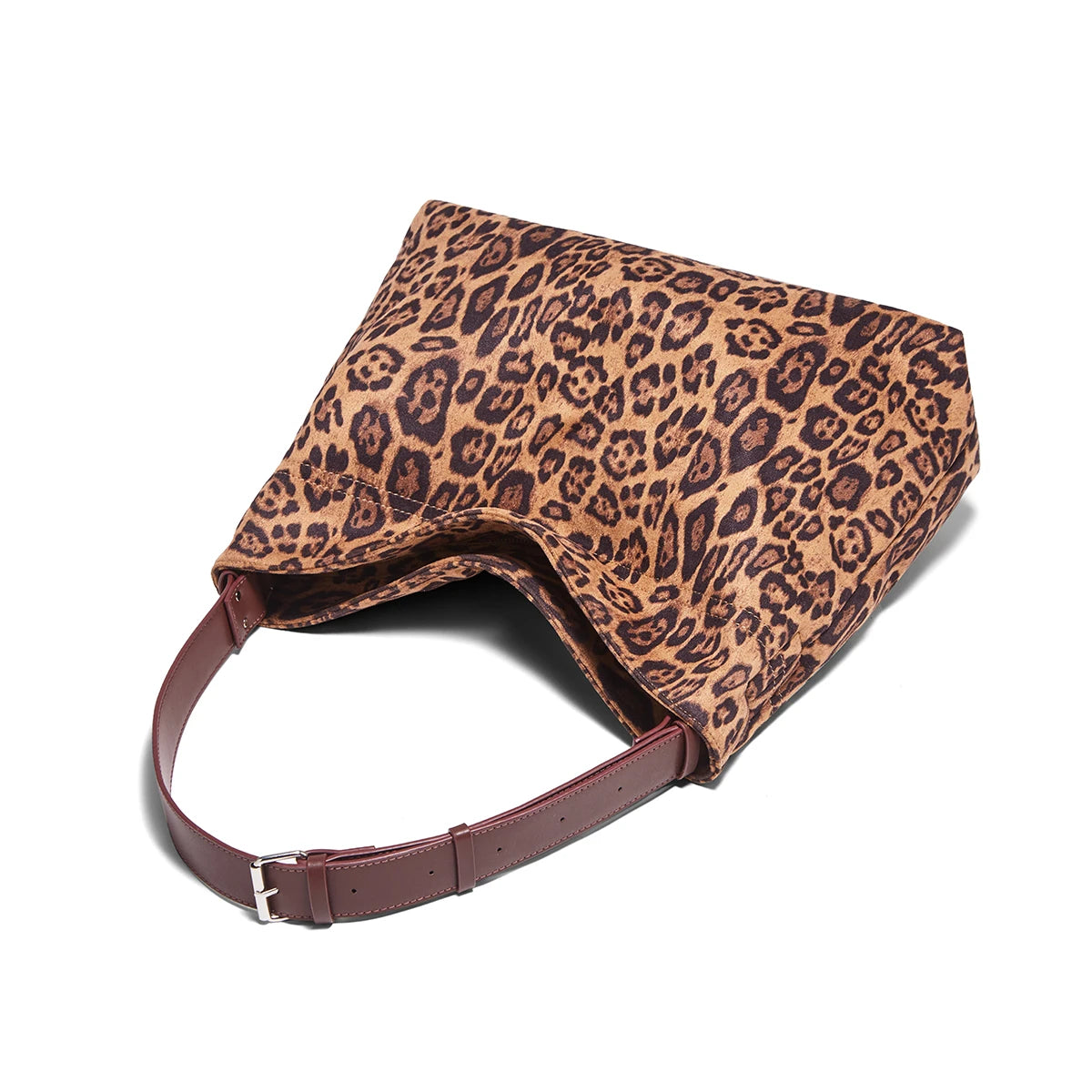 Damen Schultertasche Groß Kapazität Oversize Leopardendruck Modische Tote Tasche