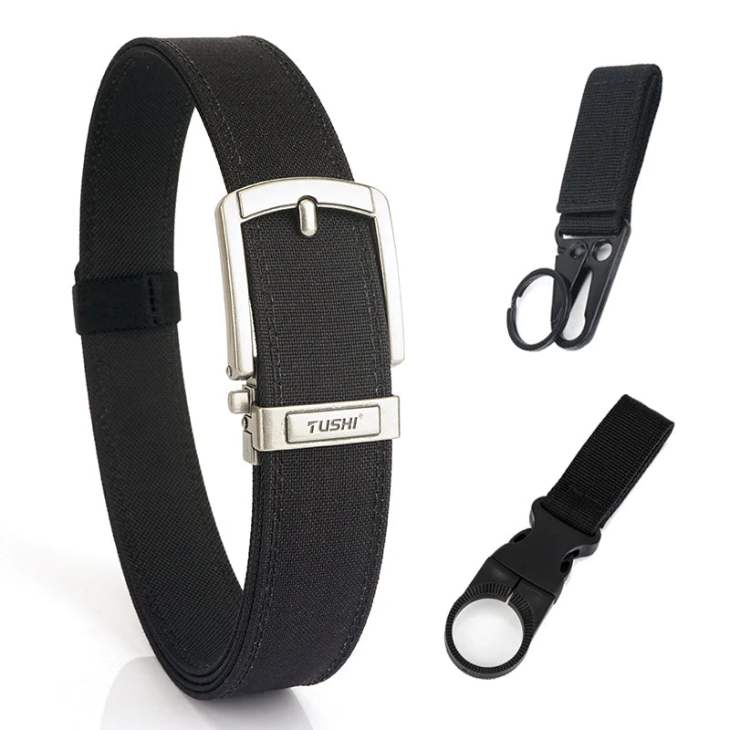 VATLY Rigid Tactical Gürtel Herren Nylon Metall-Schnalle Duty Casual