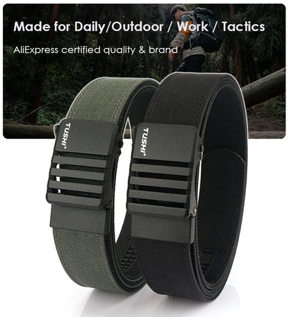 VATLY Rigid Tactical Outdoor Gürtel 110/120 cm Nylon Automatik-Schnalle