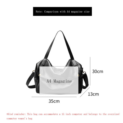 Damen Handtasche aus echtem Leder mit großer Kapazität
